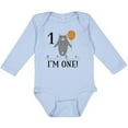 thumbnail image 3 of Inktastic 1st Birthday Woodland Bear 1 Year Old Boys or Girls Long Sleeve Baby Bodysuit, 3 of 5