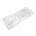 thumbnail image 4 of Tarjeta de pesca ANGGREK 4 Uds Tarjeta de supervivencia de Acero inoxidable resistente al óxido multiherramienta de bolsillo ligera, 4 of 8