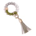 thumbnail image 1 of Pulsera de cuentas de silicona, llavero colgante, 1 of 5