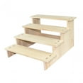 thumbnail image 4 of yuksok Wood Display Riser Collectibles Display Stand for Ornaments Crafts Apartment 4 Layer 30cm, 4 of 9