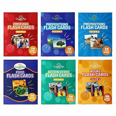 Vocabulary Builder Flash Cards 6 Pack - Volume 2 - 300 Educational