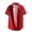 Red, variant on Afdoent Men's Casual Shirts Male Short Sleeve Casual Shirt For Summer Beach Vacation Tops Casual Vacation Top