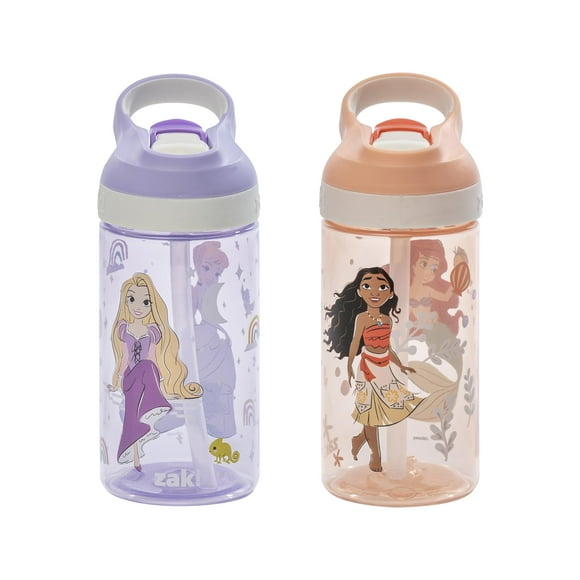 Water Bottle Zak Designs Disney Princess Atlantic 473mL 2Pk