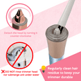 thumbnail image 6 of iMusthav Portable Epilator for Eyebrow, Nose & Ear Hair – Painless Electric Razor, 18K Gold-Plated, 360° LED Light, 6 of 7