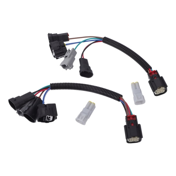 Arnés de cableado de faros Unique Bargains No. JPXS017 para Toyota Tacoma 2016-2020 Faro de conmutación izquierda y derecha, arnés de cable 2 Piezas