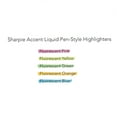 thumbnail image 3 of Sharpie Liquid Highlighters, Chisel Tip, Fluorescent Blue, Box of 12, 3 of 4