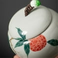 thumbnail image 3 of Boîte à Thé Peinte à la Main Scellée Petite Boîte de Rangement en Céramique Portable pour Voyage, 3 of 7