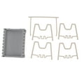 thumbnail image 2 of Pot Lid Holder, Durable PP, Space Saving, Nonslip Base, Wide Application, Cutting Board Organizer with Easy Installation, 2 of 8