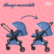 thumbnail image 4 of Carriola Para Bebé Reversible Plegable Tremiti Multiposiciones IBaby azul, 4 of 10