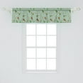 thumbnail image 2 of Ambesonne Christmas Window Valance, Holiday Tree Pattern, 54" X 12", Multicolor, 2 of 3