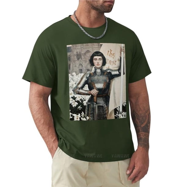 Camiseta de verano para hombre camisa de Juana de Arco Albert Lynch camiseta de sudor Camiseta de cuello redondo camisetas de algodón para hombre