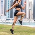 thumbnail image 6 of Lsque Colorful Hawaii Palms Pattern Sport Compression Socks for Men & Women 15-20 mmHg Knee High Nurse Pregnant Running Medical and Travel Athletic, 6 of 6