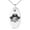 Silver, variant on Stainless Steel Buccaneer Privateer Pirate Engraved Small Oval Charm Pendant Necklace