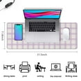 thumbnail image 5 of Upgrade Your Office Setup with Our Aesthetic Pastel Checkered Desk Mat - Extra Large Mouse Pad, Laptop Pad, Game Mat, Size 31.5x11.8in., 5 of 7