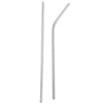 thumbnail image 3 of 100pcs Metal Straws Can Be Reused 304 Stainless Steel Drinking Water Pipes 215 Mm x 6 Mm Curved Straws And 50 Straight Straws, 3 of 5