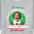 thumbnail image 3 of ELF - Christmas Singing  - Men's Crew Neck Fleece Pullover, 3 of 5