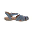 thumbnail image 2 of Earth Origins Womens Belder Berri Leather Strappy Footbed Sandals, 2 of 3