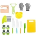 thumbnail image 1 of Kitchen Set for Kids 15Pcs Toddler Knife for Chopping Mini Chef Knife Set for Kids Knives Kitchen Knife Set Plastic Children Cooking Cutter Set Kitchen Knife Set, 1 of 9