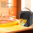 thumbnail image 4 of 1000W Mini Heater, Desktop Heater Electric Space Heater Adjustable Mode Heater Portable Dumping Shutdown Heater for Office, 4 of 8