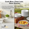 thumbnail image 6 of Impresserve 7" Aluminum Round Pans with Plastic Lids - 50 Count, 6 of 10