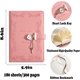 thumbnail image 2 of Diario con cerradura y llave para niñas Espesar 360 páginas Diario de bloqueo en forma de corazón de cuero Lindo cuaderno de diarios secretos bloqueados para mujeres adultas A5 (rosa, 2 of 5