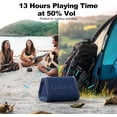 thumbnail image 6 of Bobtot Portable Wireless Triangle Bluetooth Speaker with 20W Loud Stereo Sound, IPX7 Waterproof Outdoor Speakers 15H Playing Time TWS Pairing for Party Camping Travel（Blue）, 6 of 9