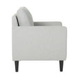 thumbnail image 2 of LumiSource Black Wood, Grey Fabric Wendy Arm Chair, 2 of 7