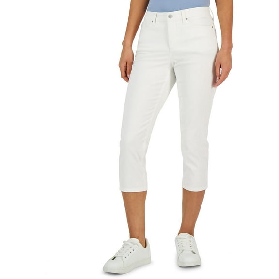 Charter Club Womens Bristol Tummy Slimming Stretch Capri Jeans