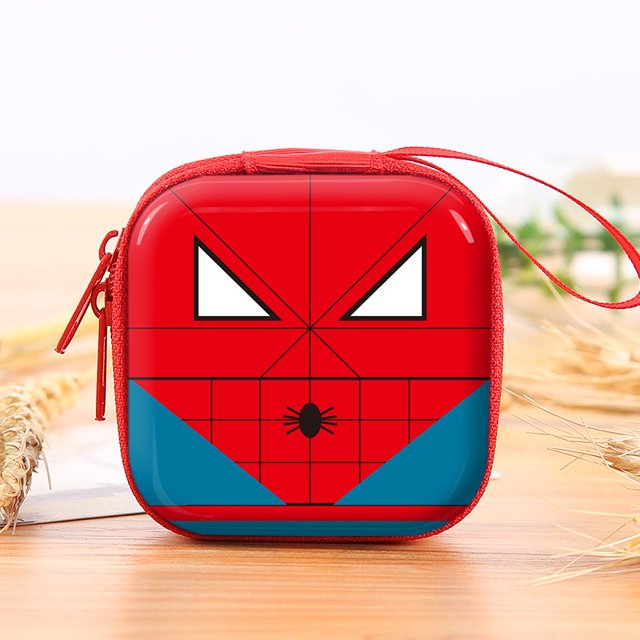 Nueva Cartera De Marvel Vengadores 4 Anime Figura Juguetes Spiderman Superhéroes Cuadrado Niños Regalos Para Niño