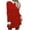 Red, variant on Womens Business Office Work Dress Long Sleeve Collar A-Line Casual Professional Dress