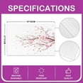 thumbnail image 4 of Cherry Blossoms Placemats Set of 4 for Japanese Style Placemat for Kitchen Dining Table Decor Indoor Outdoor 18"x12" Sakura Flower Table Place Mats, Decor Floral Botanical, 4 of 4