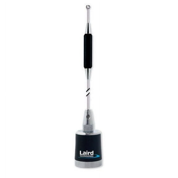 Laird Technologies 450-470 MHz 5dB 1/2 Wave No Ground Antenna - Chrome