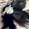 thumbnail image 1 of maskred Femmes Clip Cheveux Portable Ethnique Scintillant Prom Fascinator Chapeaux, 1 of 6