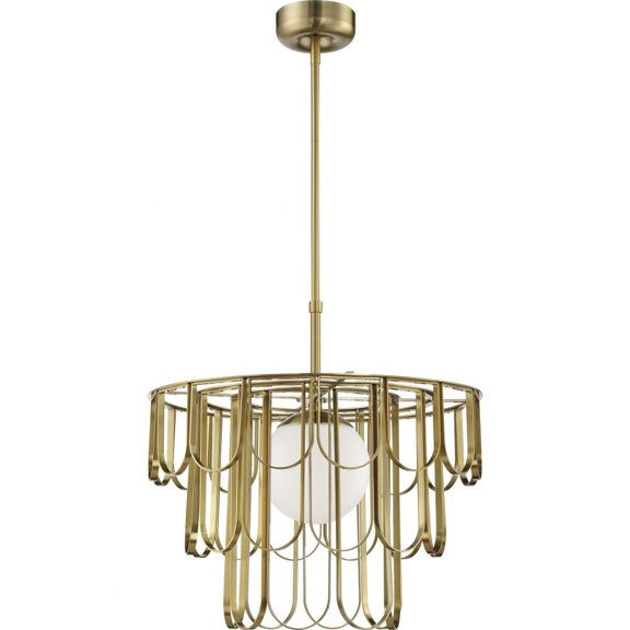 Melody 1 Light Pendant-Satin Brass Finish Craftmade Lighting 54992-Sb