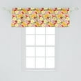 thumbnail image 2 of Ambesonne Bacon Valance Pack of 2, Graphic Pizza Toppings, 54"X18", Multicolor, 2 of 2