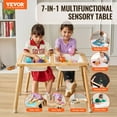 thumbnail image 2 of VEVOR Kids Sensory Table & Chair Set Sand Water Play Table with 2 Storage Bins, 2 of 9