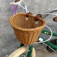 thumbnail image 3 of LNGOOR Hand-Woven Bicycle Basket  Large Capacity  Strong Load-bearing  Easy Installation Handlebar Bike Front Basket Replacement, 3 of 7