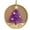 Purple, variant on Sea Glass Christmas Tree Ornament Handmade Beach Style Holiday Decoration with Sand and Rope for Tree Hanging Gift for Family Friends Gatherings