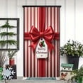 thumbnail image 4 of Holiday Door Decor Christmas 3D Bow Cover 35x71 Inch Seasonal Entrance Decoration Festive Wall Hanging Party Home Decorating Christmas Spirit Display Doorway Accent, 4 of 5