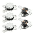 thumbnail image 5 of Uxcell Temperature Control Switch Thermostat 105°C 10A N.C 6.3mm Pin 5 Pack, 5 of 5