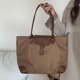 thumbnail image 3 of Bolso Ocio para Mujer Con Asa Superior Bolso Diario Gran Capacidad para Mujer (marrón Oscuro), 3 of 9