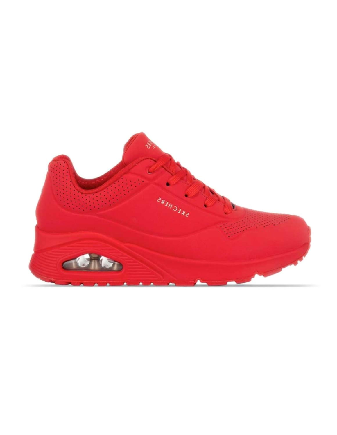 Tenis Skechers Uno Rojo Mujer rojo 26 Skechers 73690RED Walmart en linea