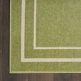 thumbnail image 2 of Nourison Essentials Indoor/Outdoor Green Ivory 6' x 9' Area Rug, (6x9), 2 of 9