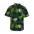 thumbnail image 3 of Disketp Hawaiian Shirts For Men,Tropical Leaves1 Print Mens Casual Short Sleeve Button Down Shirts Beach Shirt, 3 of 8