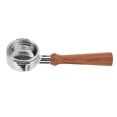 thumbnail image 2 of 58mm Bottomless Coffee Portafilter Single Layer Aluminum Alloy Portafilter Coffee Machine Bottomless Filter For Expobar F Rosewood, 2 of 10