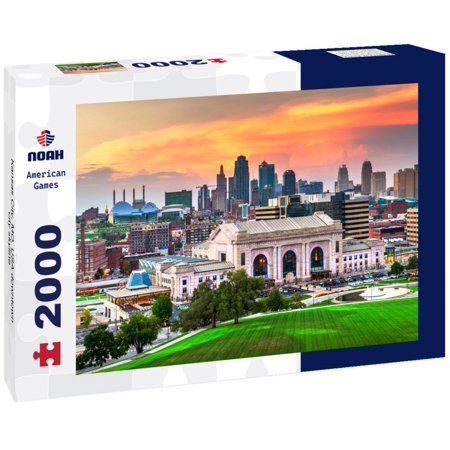 Noah Jigsaw Puzzle Kansas City, MO, USA downtown city skyline 2000 pieces