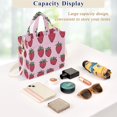 thumbnail image 5 of FORMRS Womens Corduroy Tote Bag Crossbody Shoulder Handbag with Pocket, Cartoon Strawberry, 5 of 7