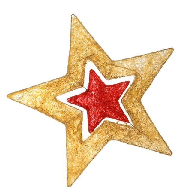 Estrellas Colgantes Del Ornamento De La Decoración Del Brillo De Para La Decoración De La De Navidad Oro Soledad Decoración de estrellas de metal
