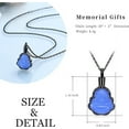 thumbnail image 2 of Laughing Smiling Buddha Lucky Amulet Protection Urn Pendant Cremation Jewelry Talisman Spiritual Jewelry Urn Necklace for Ashes, 2 of 7