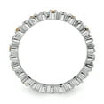thumbnail image 2 of Sterling Silver Citrine & Diamond Ring, 2 of 5